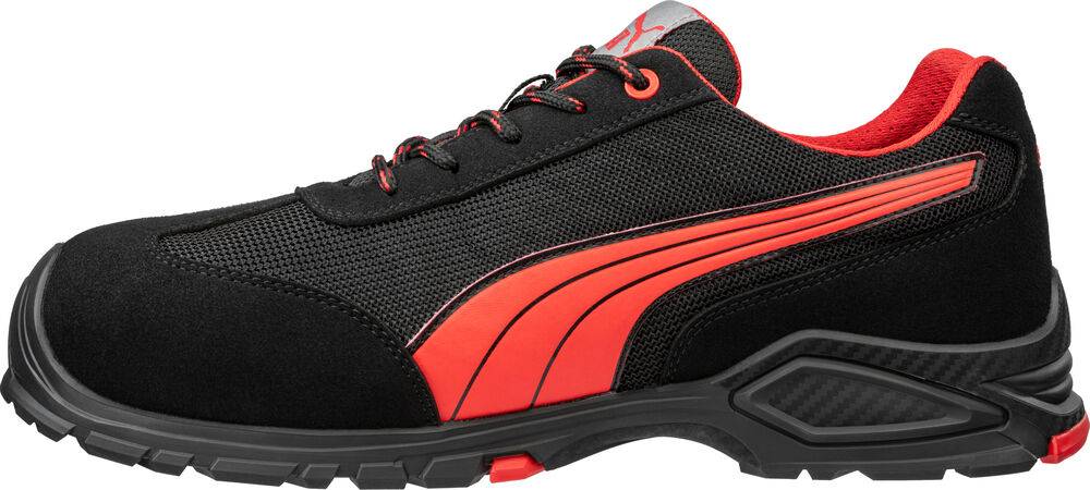 Puma madrid low s1pl black/red 46-1