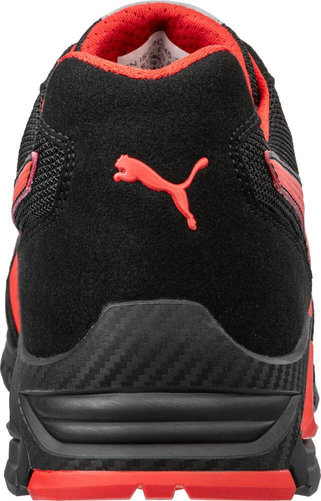 Puma madrid low s1pl black/red 46-2