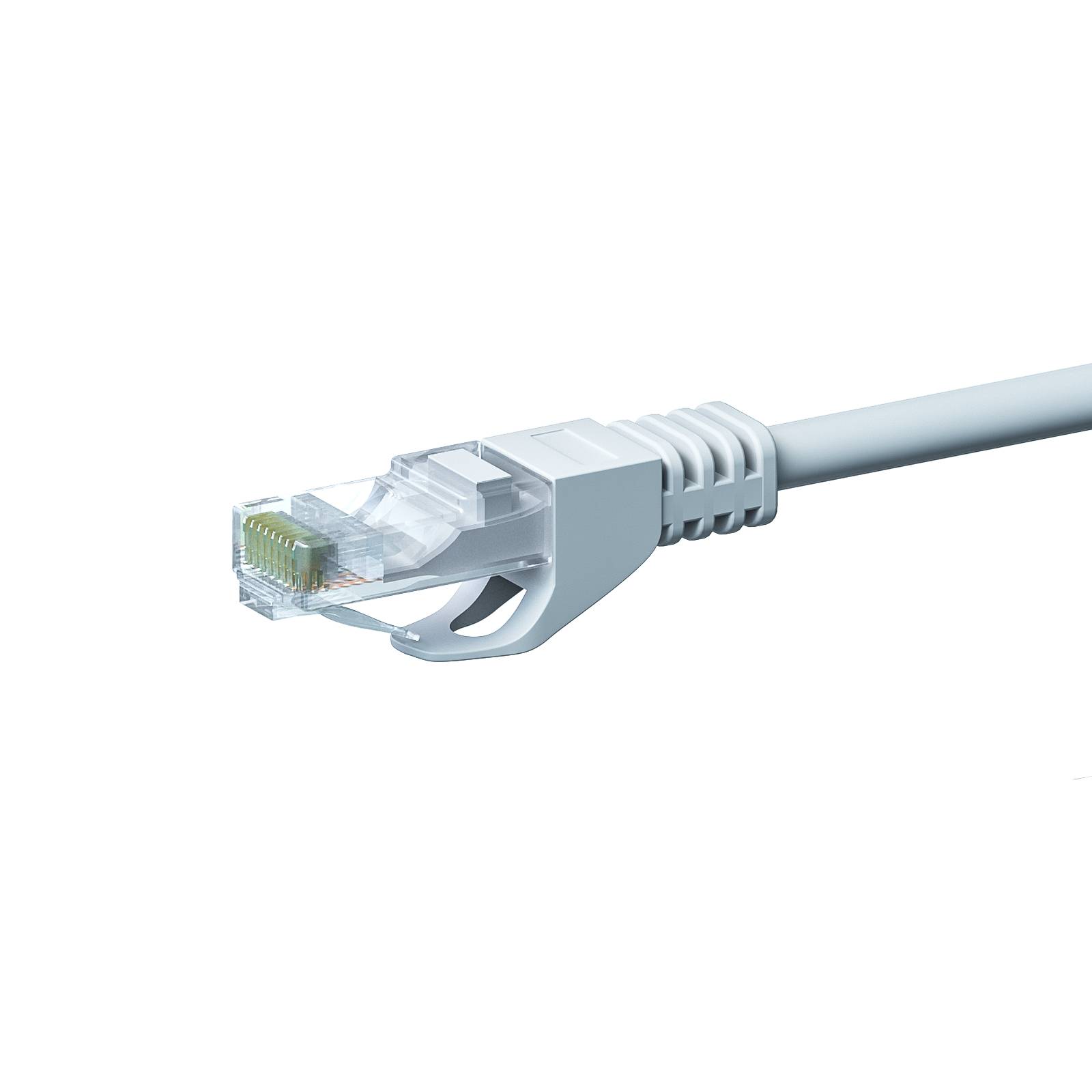 Danicom - UTP CAT5e netwerkkabel, patchkabel 3m wit - 100% koper-1