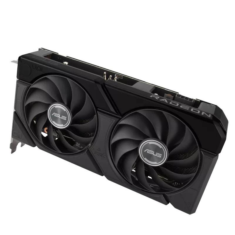 Asustek Computer AMD Radeon RX 7600 XT Videokaart Dual OC Edition 16 GB GDDR6-RAM PCIe x16 HDMI, DisplayPort-11