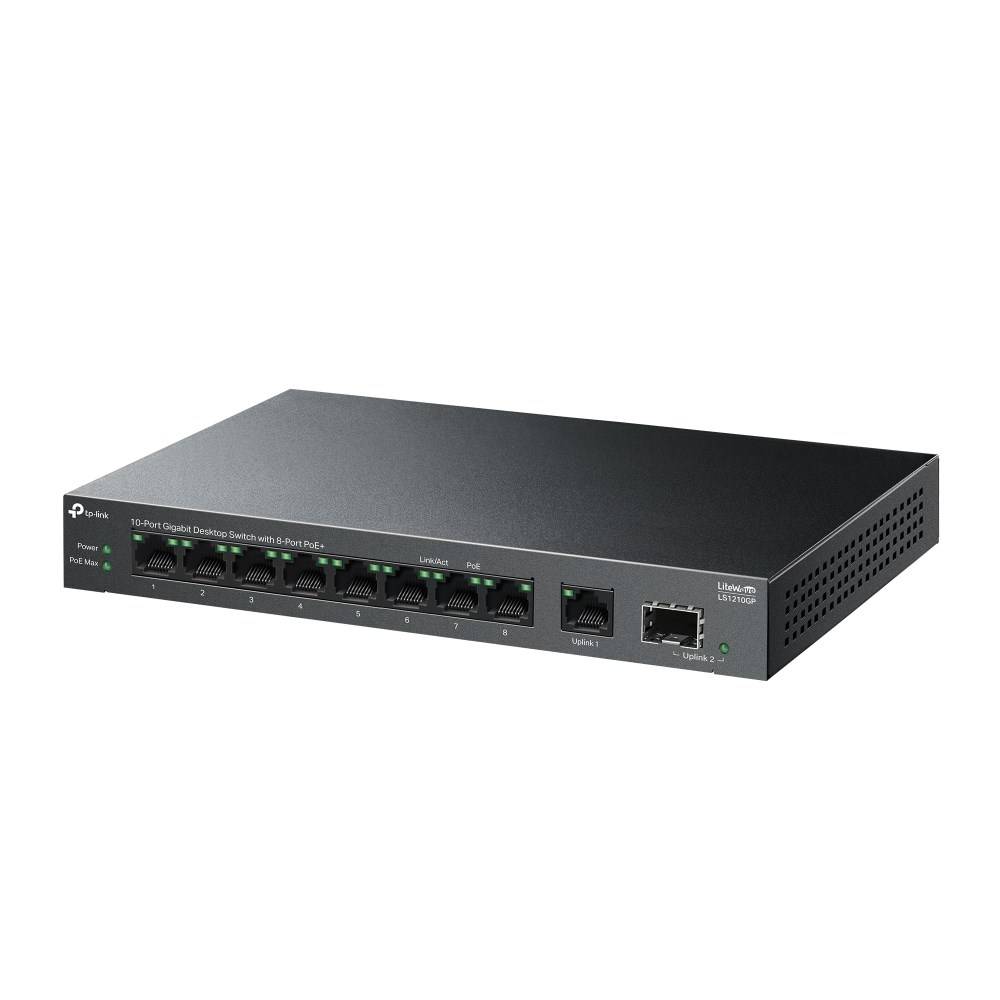 TP-Link LiteWave 10-poorts Gigabit desktopswitch met 8-poorts PoE+-2