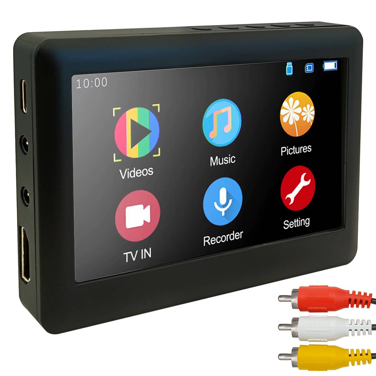 Mini HD Video Recorder - AV Video Grabber - Video's Digitaliseren - Ingang: AV - Uitgang: HDMI/3.5mm Jack-0