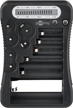 Goobay batterijentester met LCD-display