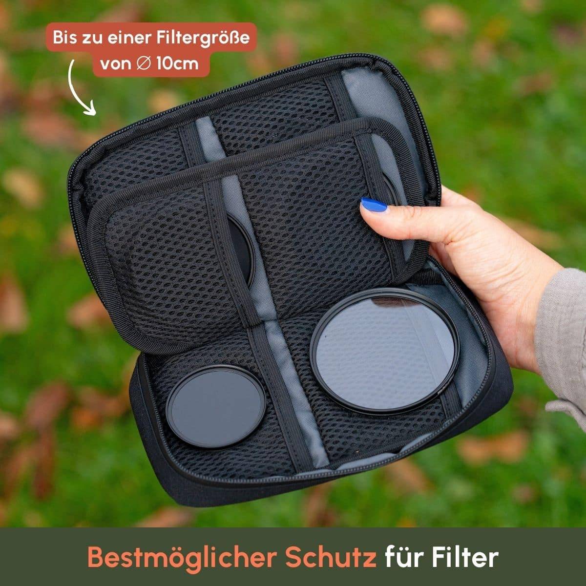 C-Rope CRP-FT-M-BLK camerafilterhouders Zwart Compacte opbergdoos voor camerafilters-1
