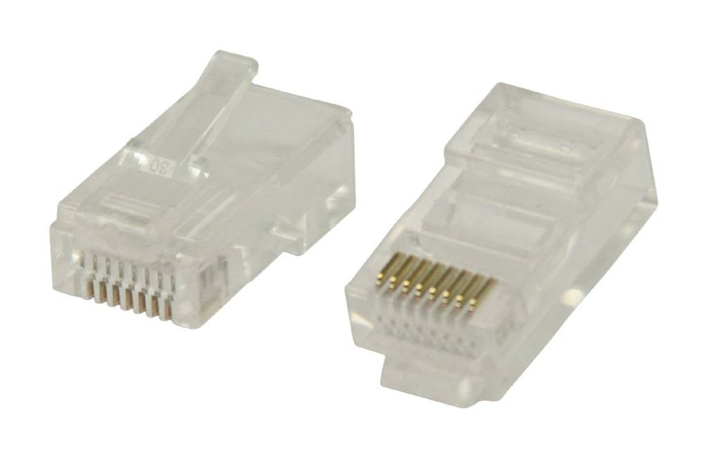Valueline Vlcp89300t Rj45 Connectoren voor Solid Utp Cat 5 Kabels-0