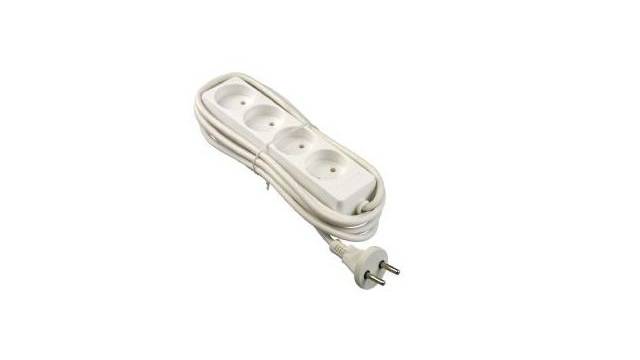 VB 41122 Tafelcontactdoos 4-Voudig Z-RA 2x1.5mm-0
