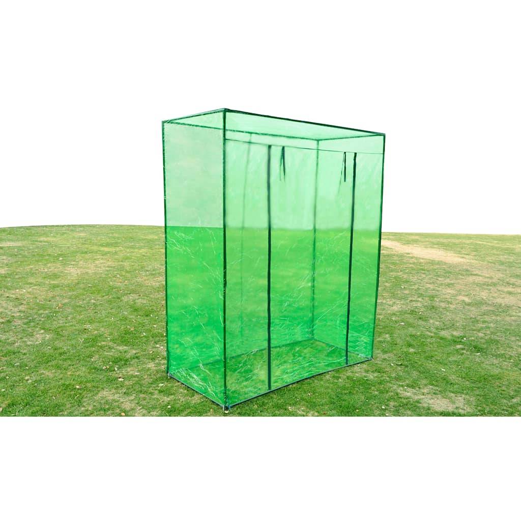 vidaXL - Tuinkas - stalen - frame - PVC-0