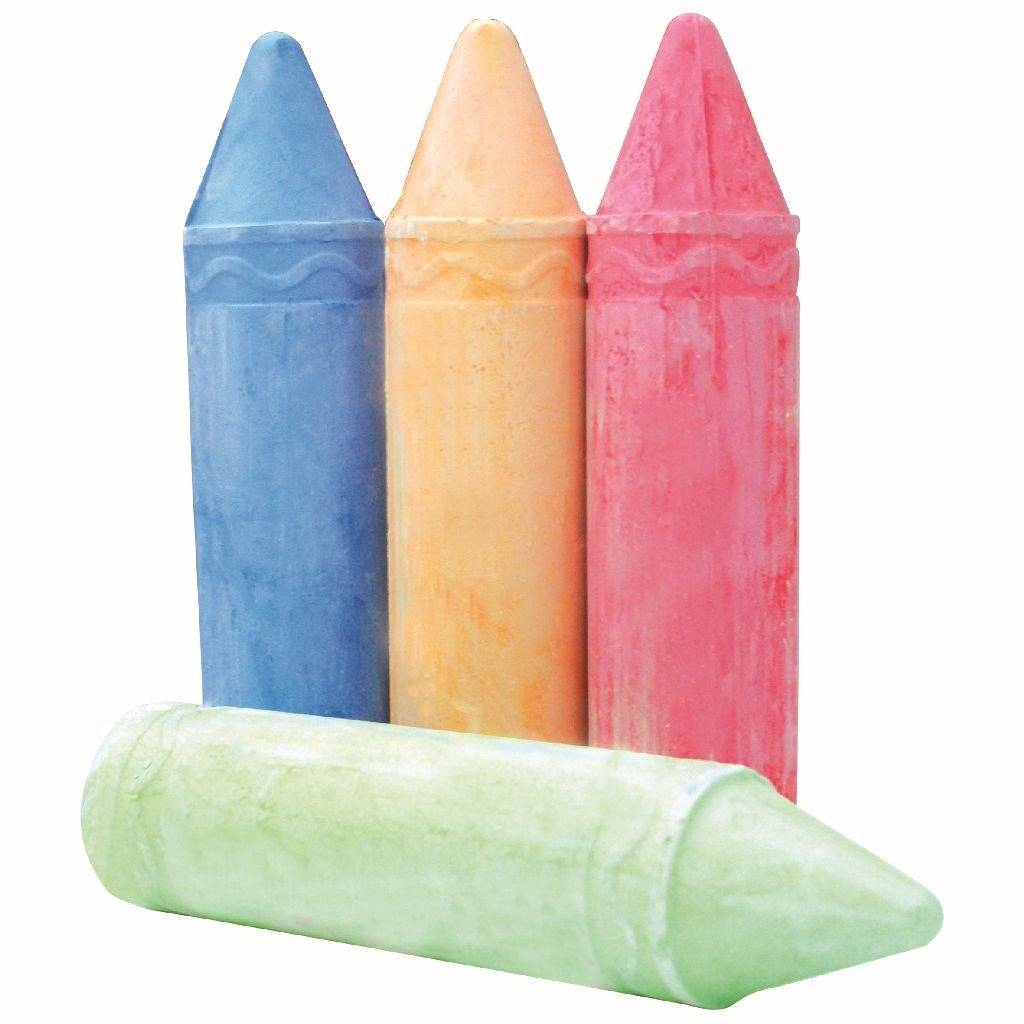 Clown Super Stoepkrijt 4 Stuks-1