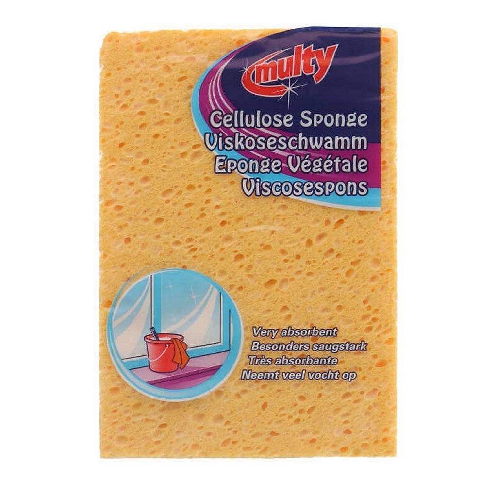 Multy viscose huishoudspons 16x12cm groot 87106483720198710648372019-0