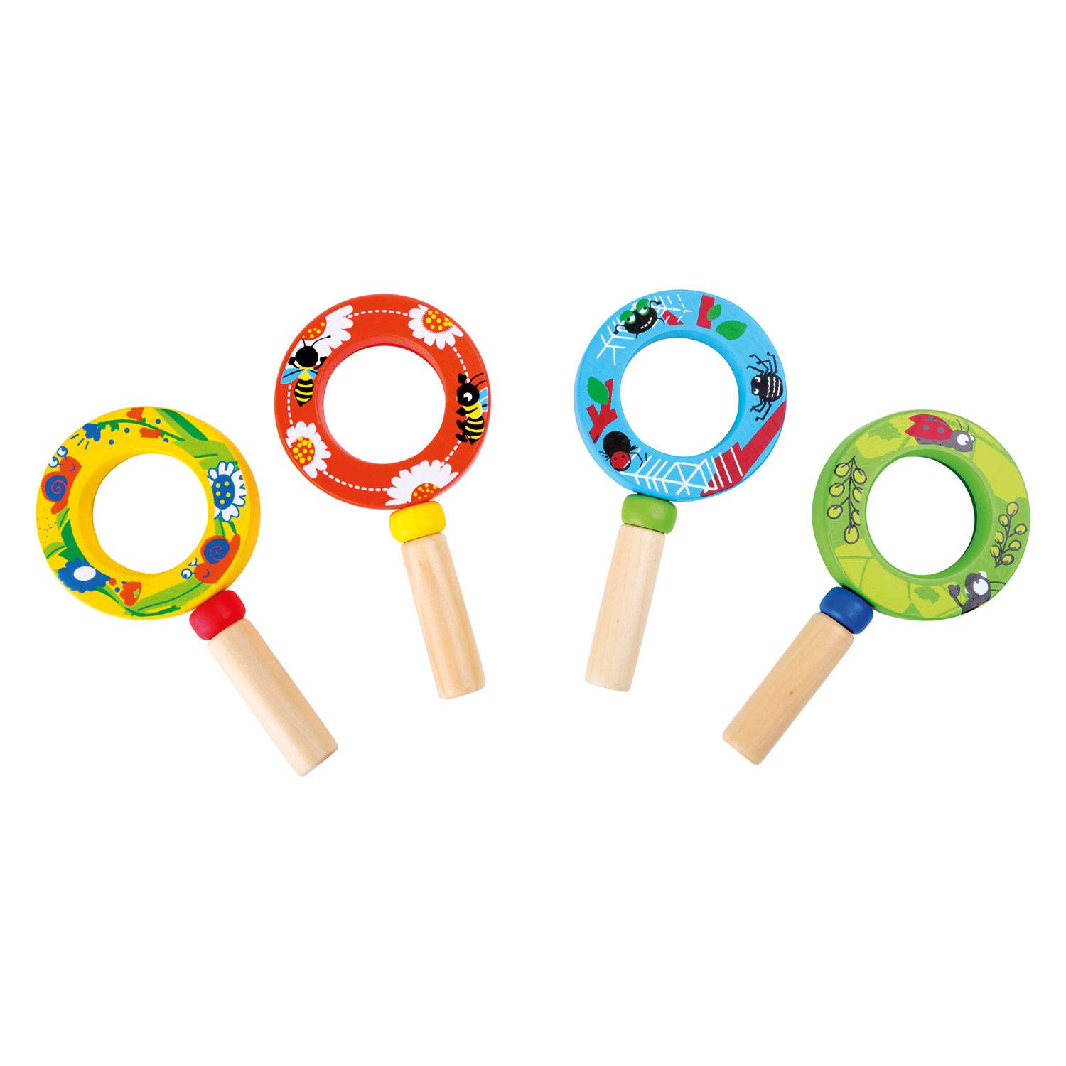 Small foot - houten vergrootglas natuur 40209729990924020972999092-0