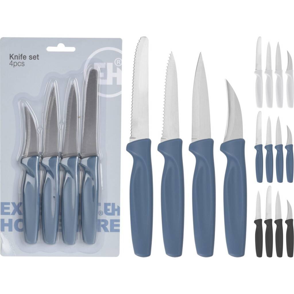 Excellent Houseware 4-delige Set Keukenmesjes-0