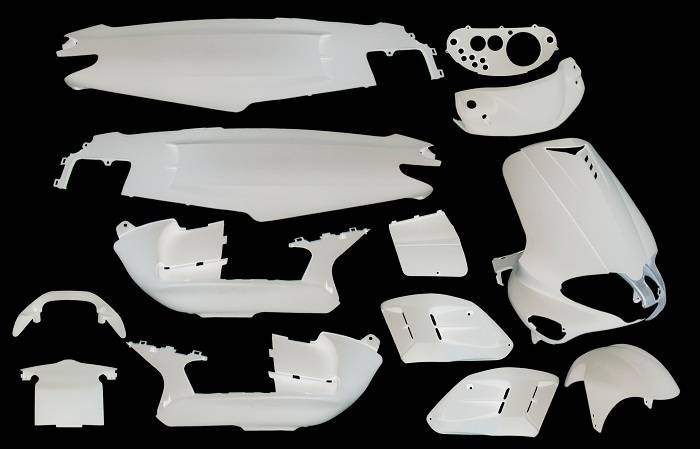 Plaatset 15-delig Edge voor Gilera Runner tot bouwjaar 08-2005 - glanzend wit-0
