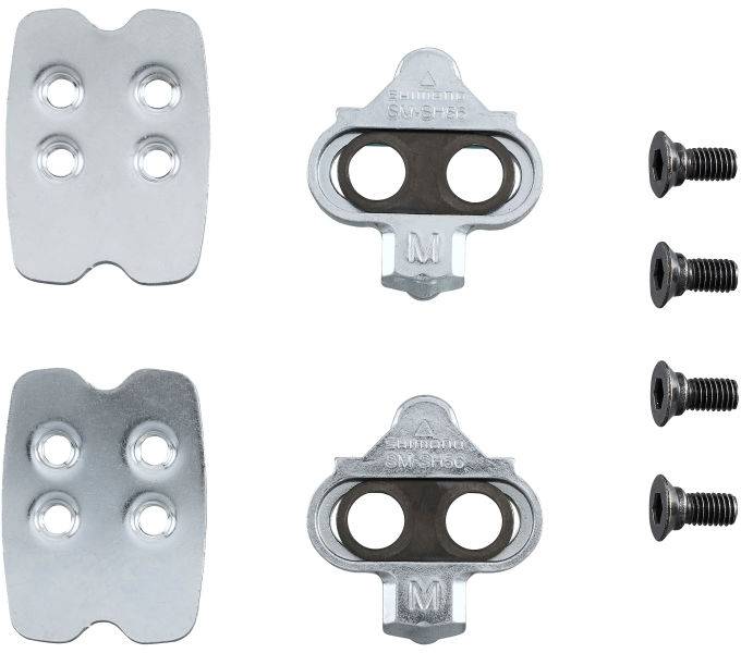 Schoenplaatjes Shimano SM-SH56 SPD met borgplaatjes (meerzijdig uitklikbaar)-0