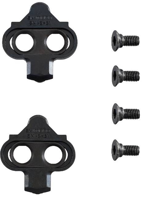 Schoenplaatjes Shimano SM-SH51 SPD zonder achterplaat (eenzijdig uitklikbaar)-0
