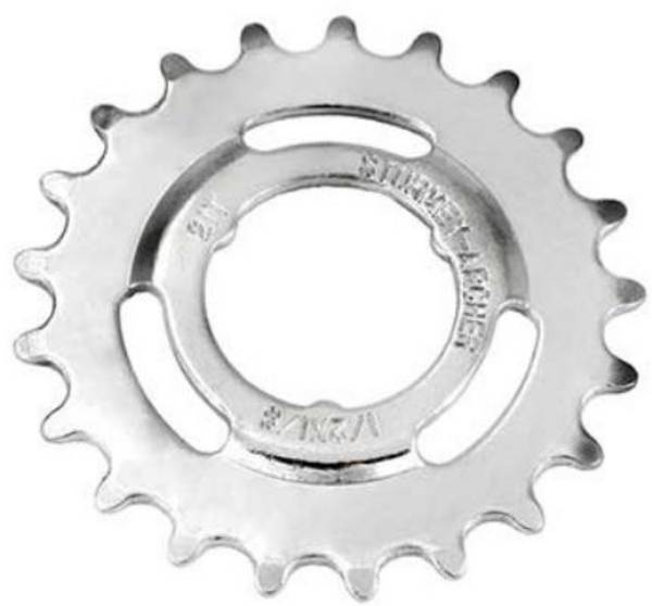 Tandwiel Sturmey Archer 16T - 3/32" vlak - verchroomd