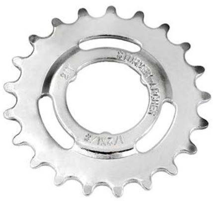 Tandwiel Sturmey Archer 21T - 3/32 doorgezet - verchroomd-0
