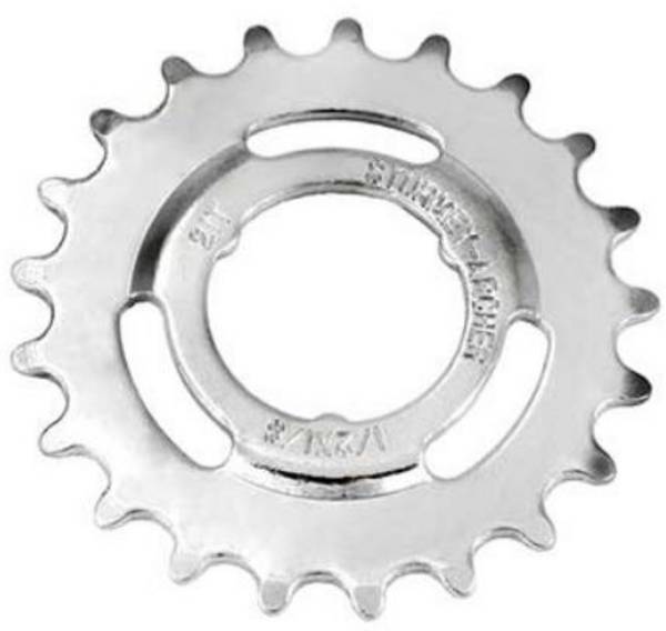 Tandwiel Sturmey Archer 21T - 3/32 doorgezet - verchroomd