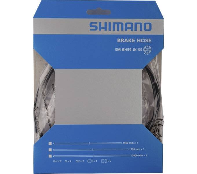 Remleiding schijfrem Shimano SM-BH59 1000mm - zwart-0