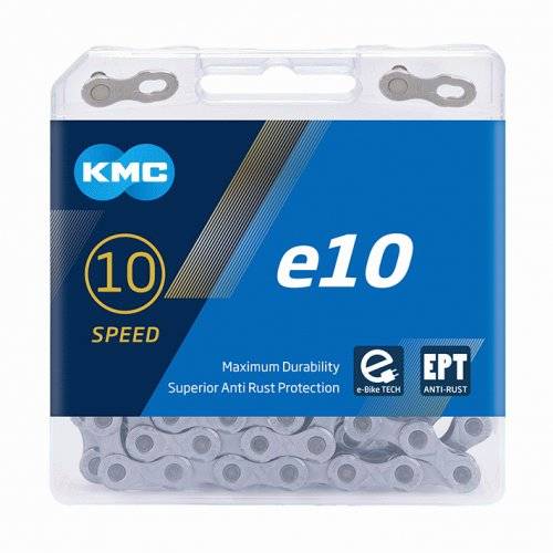 Ketting 10 speed KMC e10 EPT 136 schakels - zilver-1