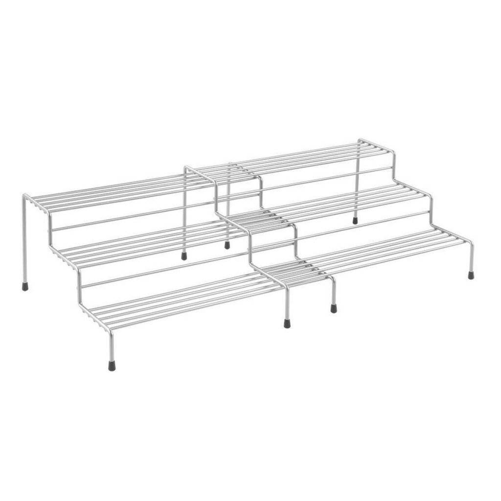 Metaltex Smart Kitchen 2-delig Schuifbaar Kruidenrek 28/55x23x13 cm Zilver-0