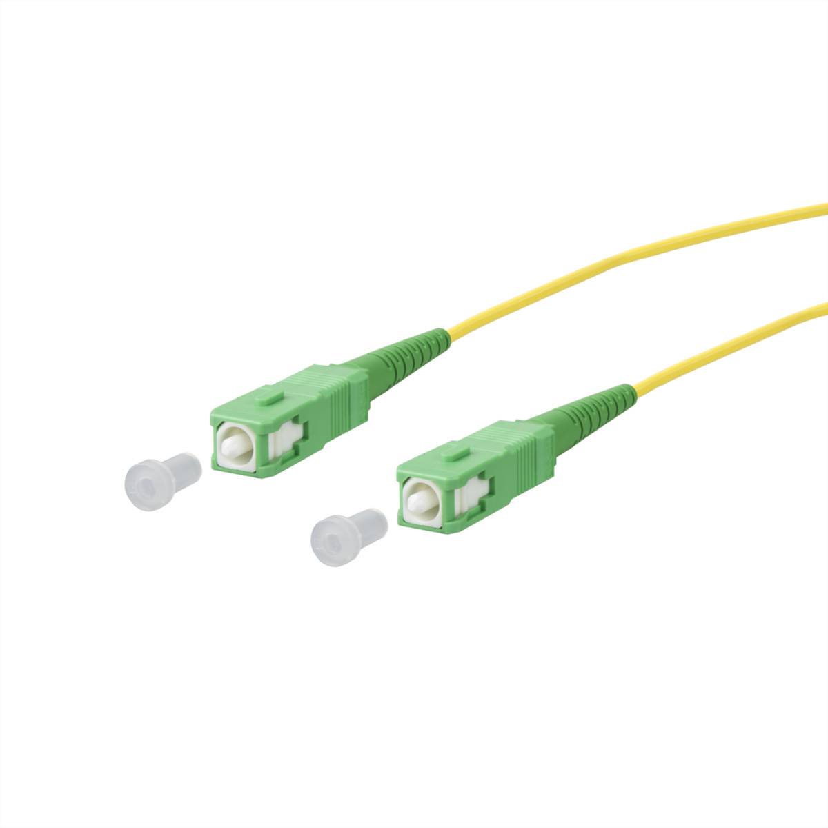 METZ CONNECT OpDAT glasvezelkabel, SC-S APC/SC-S APC OS2, 5 m-0