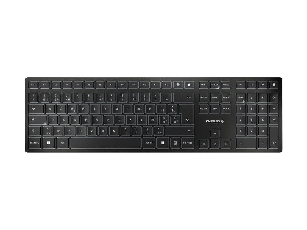 CHERRY KW 9100 SLIM toetsenbord Universeel RF-draadloos + Bluetooth Zwart-0