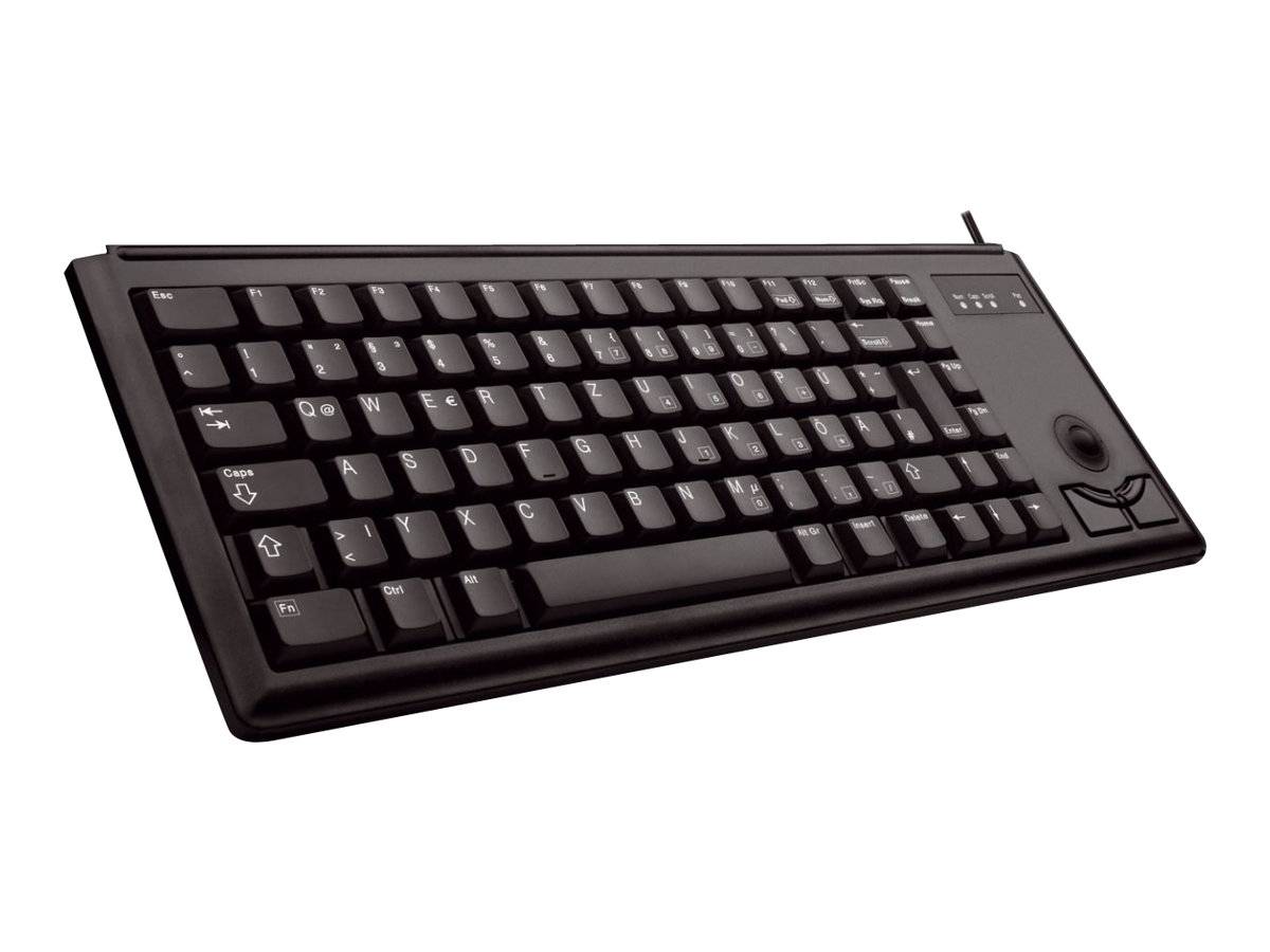 Cherry G84-4400 Toetsenbord met Trackpad, QWERTY, Zwart, Bedraad, PS/2 LPBUS-2-3