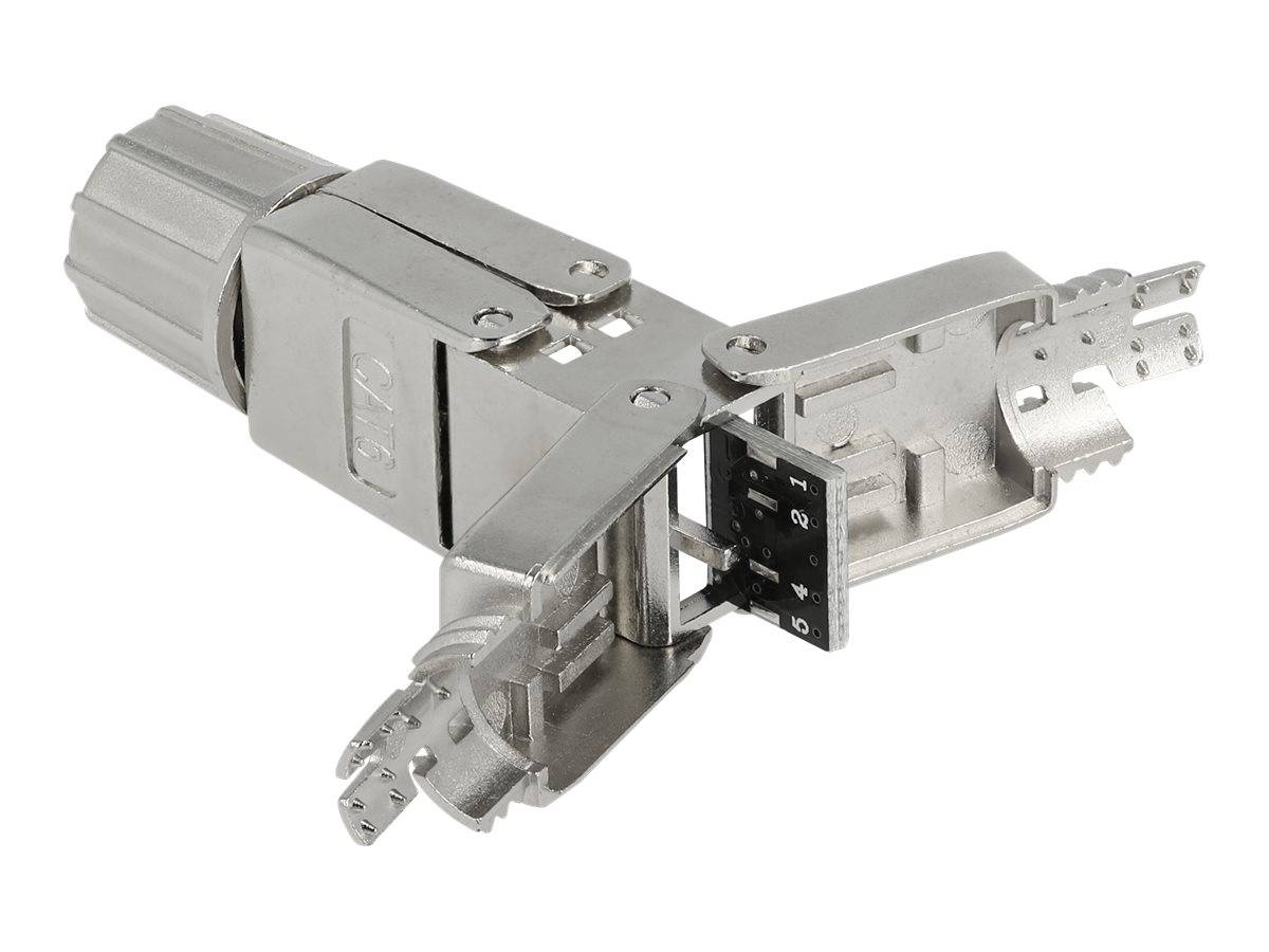 Delock Coupler for network cable Cat.6 STP toolfree-0
