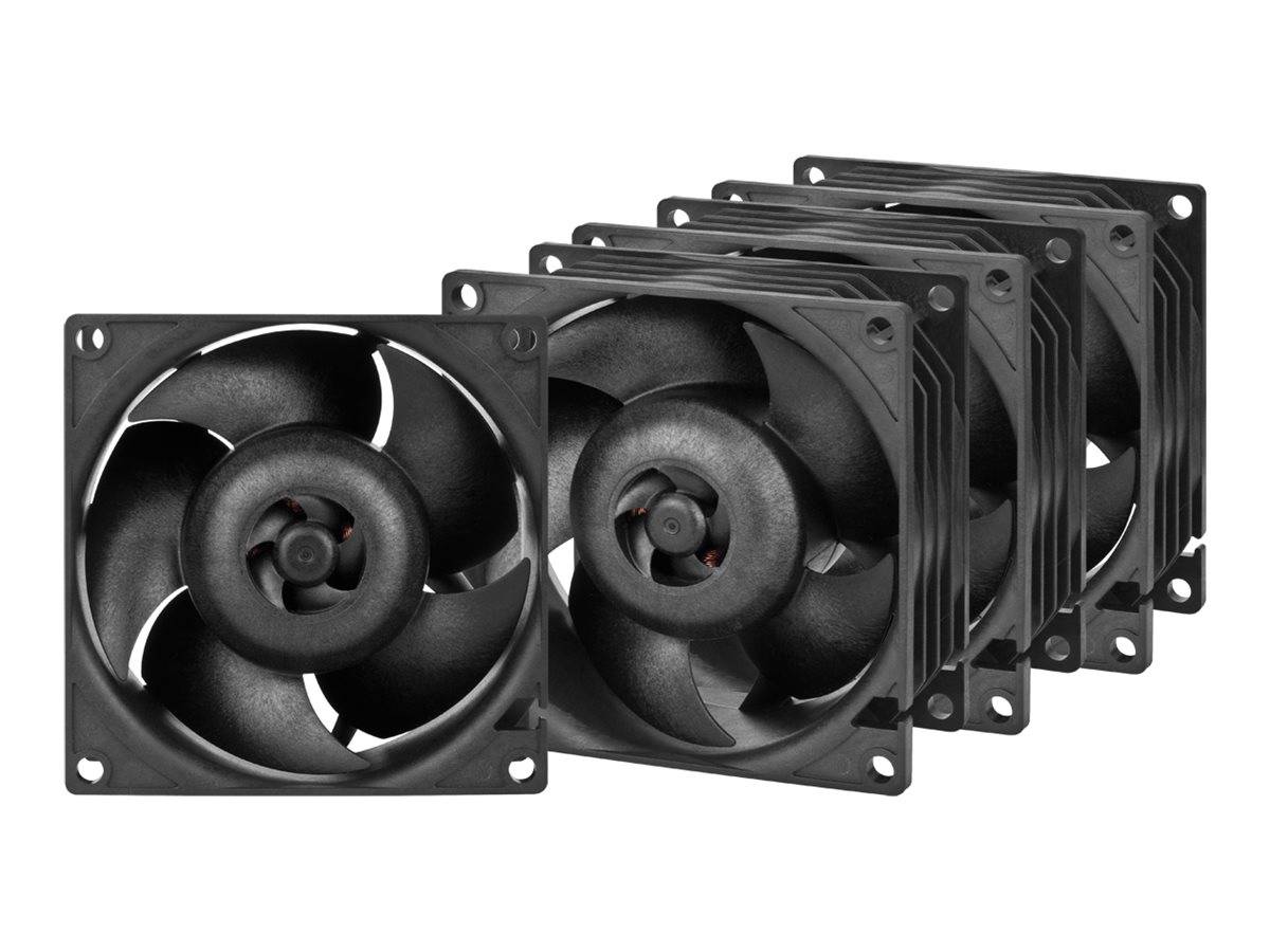 ARCTIC S8038-10K - 80 mm Server-Lüfter - 4 Stück - Ventilator - 8 cm - 102 cfm - 173,3 m³/h - Schwarz (ACFAN00291A)-0