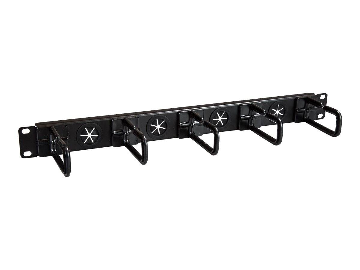 StarTech.com 1U server rack kabelmanagement paneel - kabelgoot - Kabelmanagement paneel - 1U Rack Height x 19" Panel Wid-0