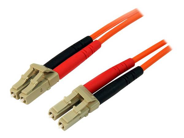 StarTech.com 5m Multimode 50/125 Duplex Fiber Patch Cable LC - LC - Cable for Network-device - 10 Gbit/s - Patchkabel -