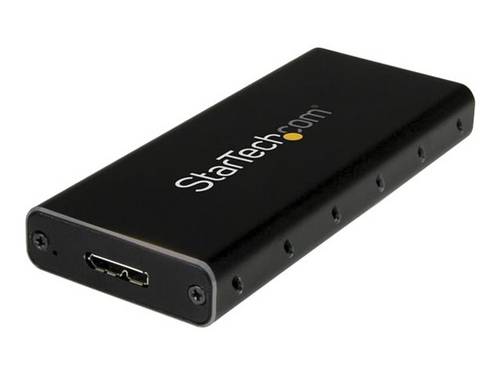 StarTech.com M.2 naar SATA SSD behuizing - USB 3.1 (10Gbps) met USB-C kabel - externe M.2 SSD behuizing - aluminium - 1