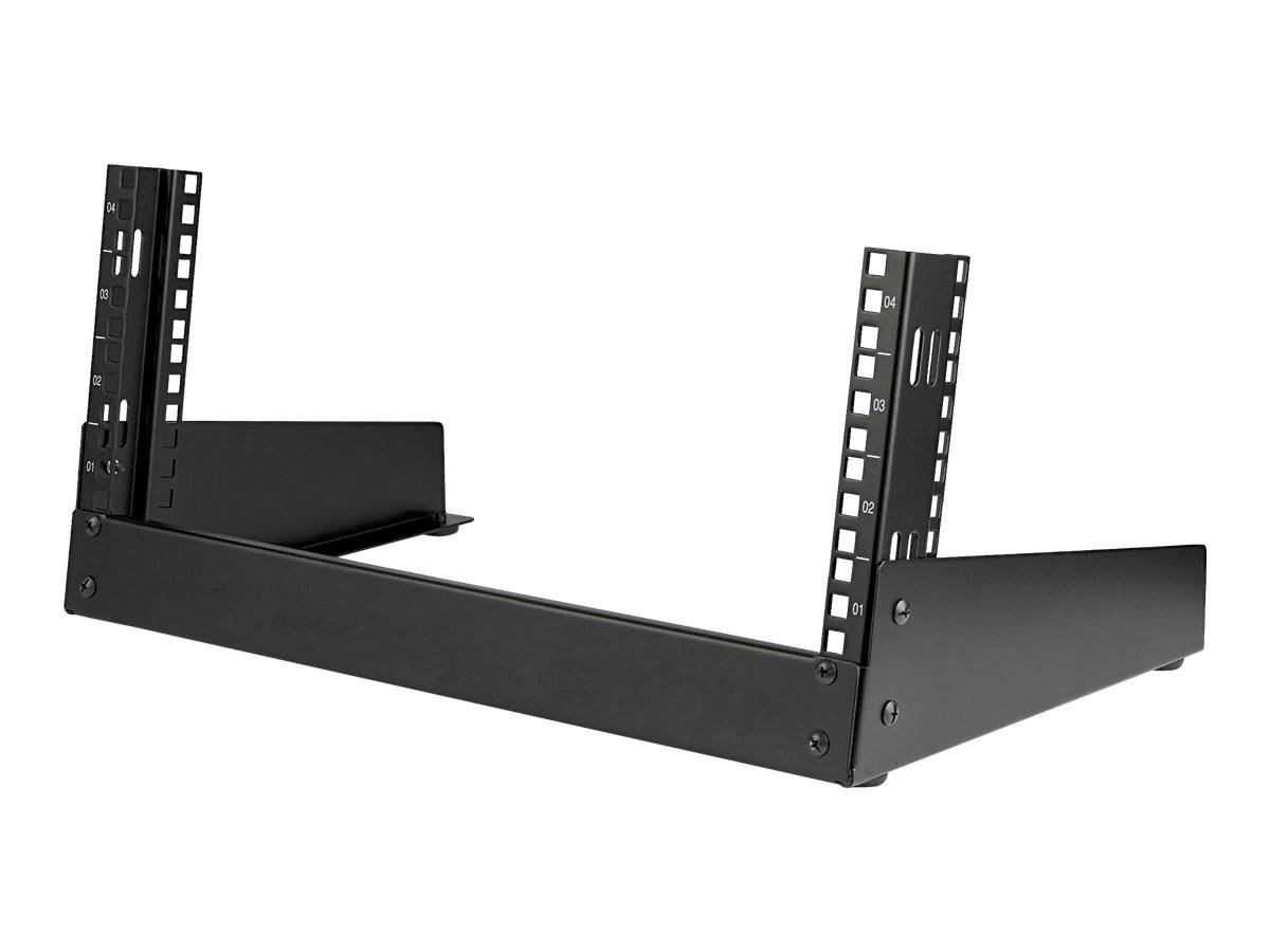 StarTech.com 4U 19" Bureau Open Frame Rack, 2 Post, Vrijstaand IT Netwerk Rack, Switch/Patchpaneel/Data/AV/IT/Communicat-0