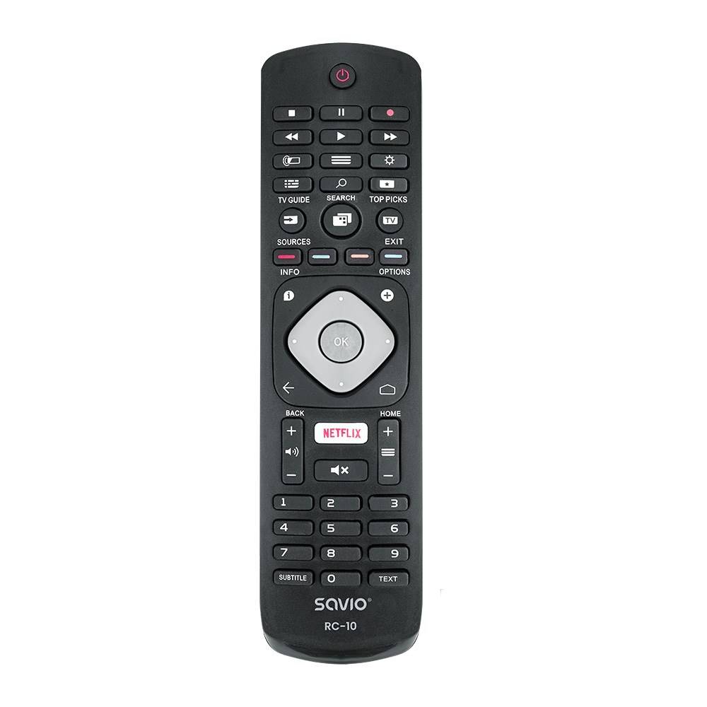 SAVIO universele afstandsbediening/vervanging voor PHILIPS TV RC-10 IR draadloze afstandsbediening-0