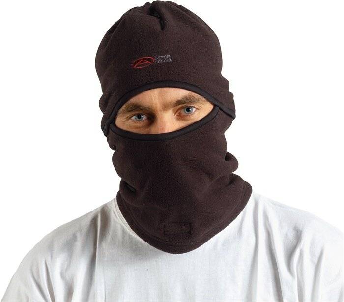 Functioneel gelaatsscherm universele zwart 100 % polyester-3