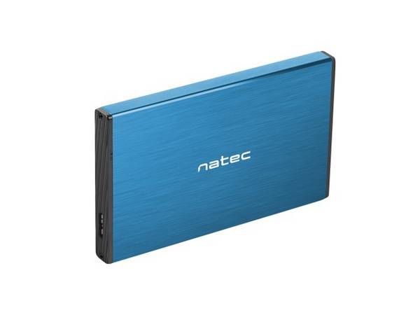 NATEC CASE HDD RHINO GO (USB 3.0, 2,5", BLAUW)