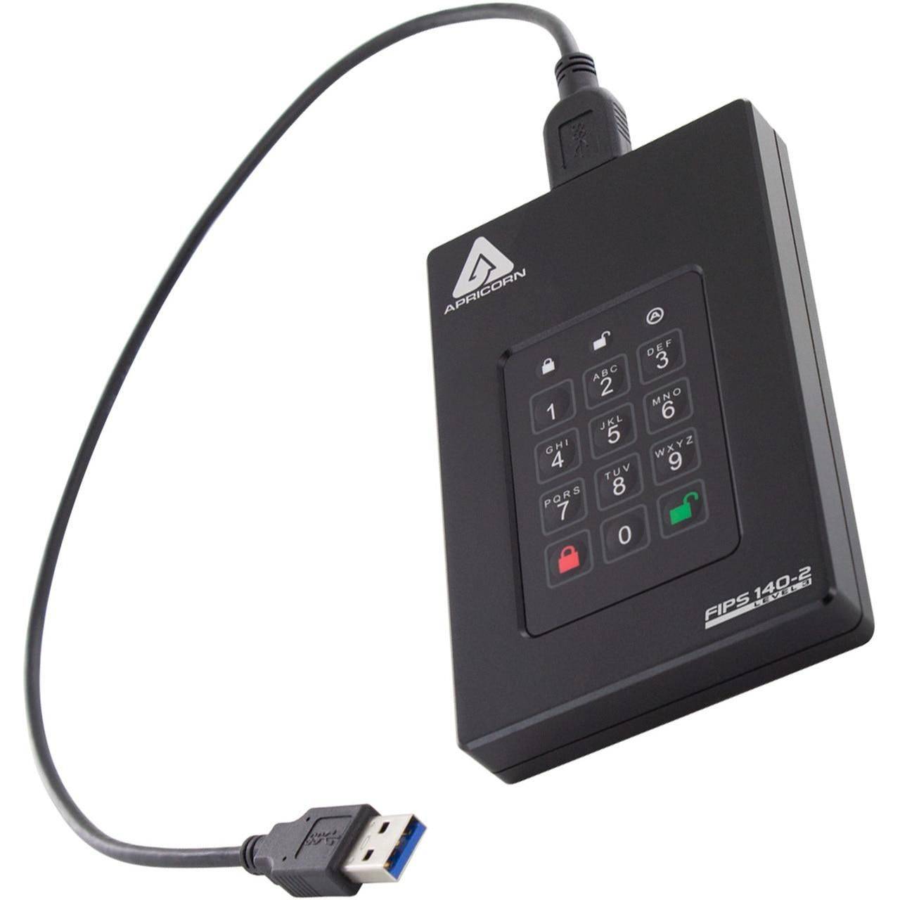 Apricorn 2000 GB SSD, wachtwoordbeveiliging, hardwarematige versleuteling-8