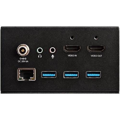 StarTech.com Laptop docking station module voor vergadertafel connectiviteits box - 4K HDMI - USB-C en USB-A - 60W USB-C-1