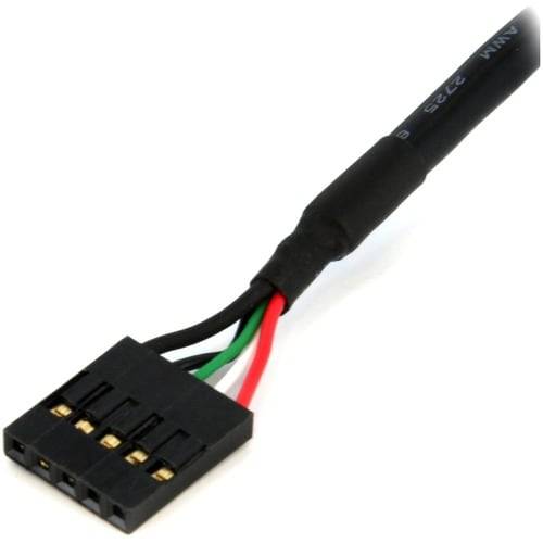StarTech.com 60 cm Interne 5-pins USB IDC Moederbord Aansluitkabel F/F - Zwart-1