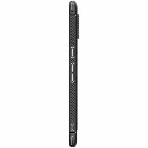 Spigen Rugged Armor Robuust Case voor Google Pixel 8 Pro Smartphone - Carbon Fiber - Mat zwart - Mat zwart - Valbestendi-3