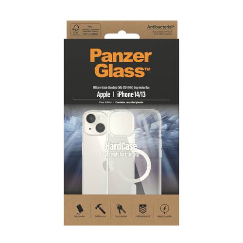 PanzerGlass HardCase Case voor Apple iPhone 14, iPhone 13 Smartphone - Glashelder - Stootbestendig, Valbestendig, Bestan-1
