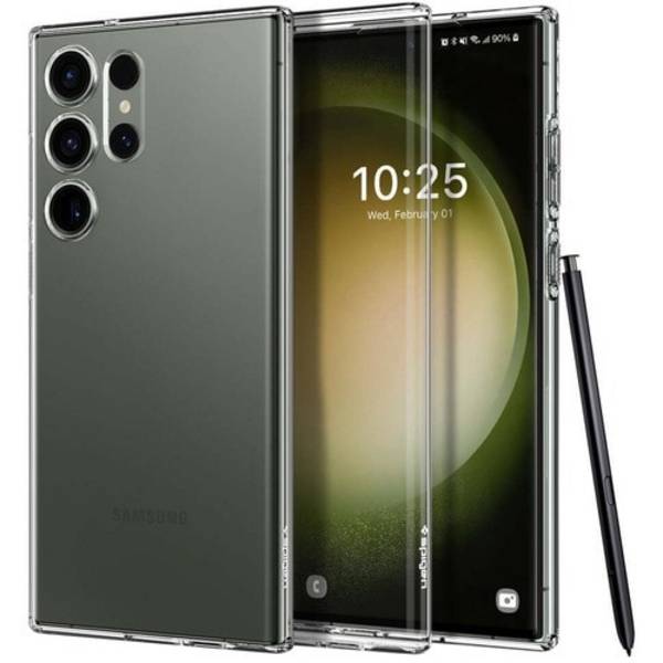 Spigen Liquid Crystal Case voor Samsung Galaxy S23 Ultra Smartphone - Kristalhelder - Valbestendig, Deukbestendig, Krasv