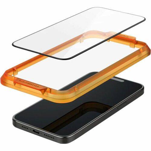 Spigen AlignMaster 9H Gehard glas Schermbescherming voor Apple iPhone 15 - Glashelder - 2 Pak - Voor 15,5 cm (6,1") OLED-0