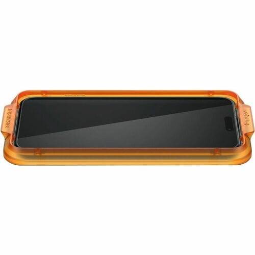 Spigen AlignMaster 9H Gehard glas Schermbescherming voor Apple iPhone 15 - Glashelder - 2 Pak - Voor 15,5 cm (6,1") OLED-1