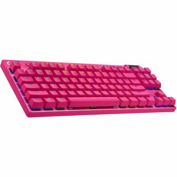 Logitech G PRO X TKL gaming toetsenbord RF draadloos + Bluetooth QWERTY US International Magenta