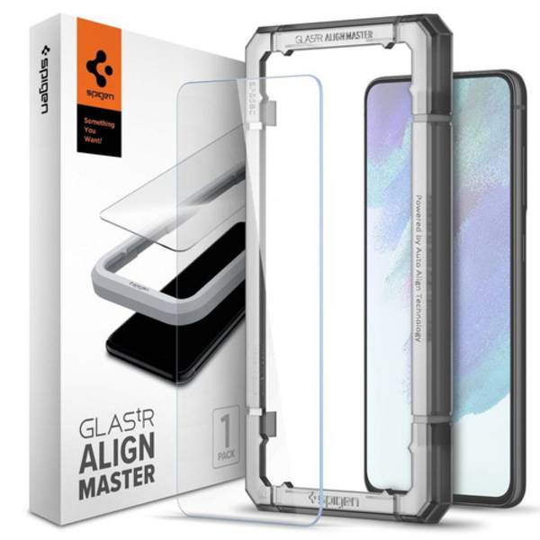 Spigen GLAS.tR Align Master 9H Gehard glas Schermbescherming voor Samsung - Glashelder - 2 - Voor LCD Smartphone - Olieb