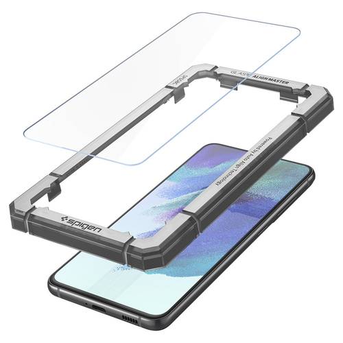 Spigen GLAS.tR Align Master 9H Gehard glas Schermbescherming voor Samsung - Glashelder - 2 - Voor LCD Smartphone - Olieb-1