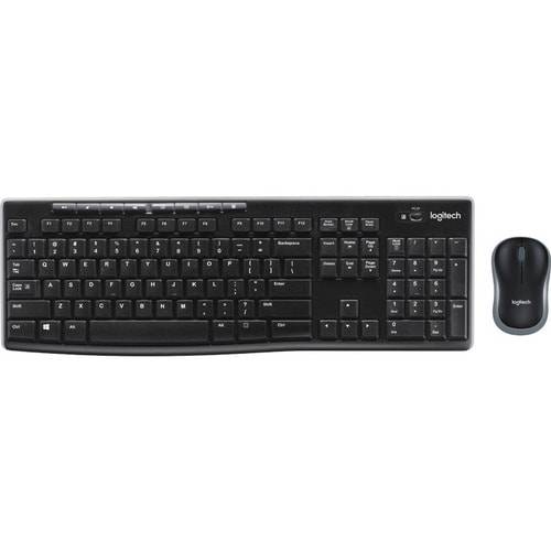 Logitech MK270 Toetsenbord en muis - Greek, Engels - USB Draadloos RF - USB Draadloos RF - Optisch - Scrollwiel - Mijn m-0