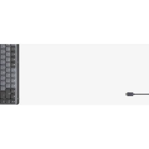 Logitech MX Mechanical Mini Toetsenbord - Draadloos Verbinding - USB Type C Interface - LED - Internationaal - QWERTY in-2