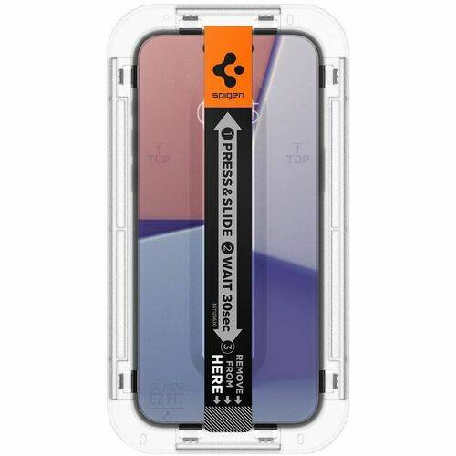 Spigen EZ FIT GLAS.tR 9H Gehard glas Schermbescherming voor Apple iPhone 15 Plus - Transparant - 1 Pak - Voor 17 cm (6,7-1
